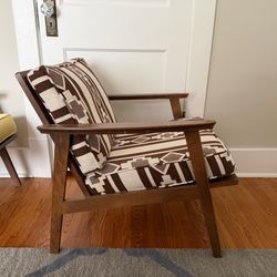 Vintage MCM chair with extra custom cushion