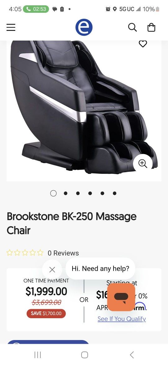 Brookstone Massage Chair