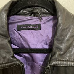 Knoles and Carter Leather Jacket - Size XL
