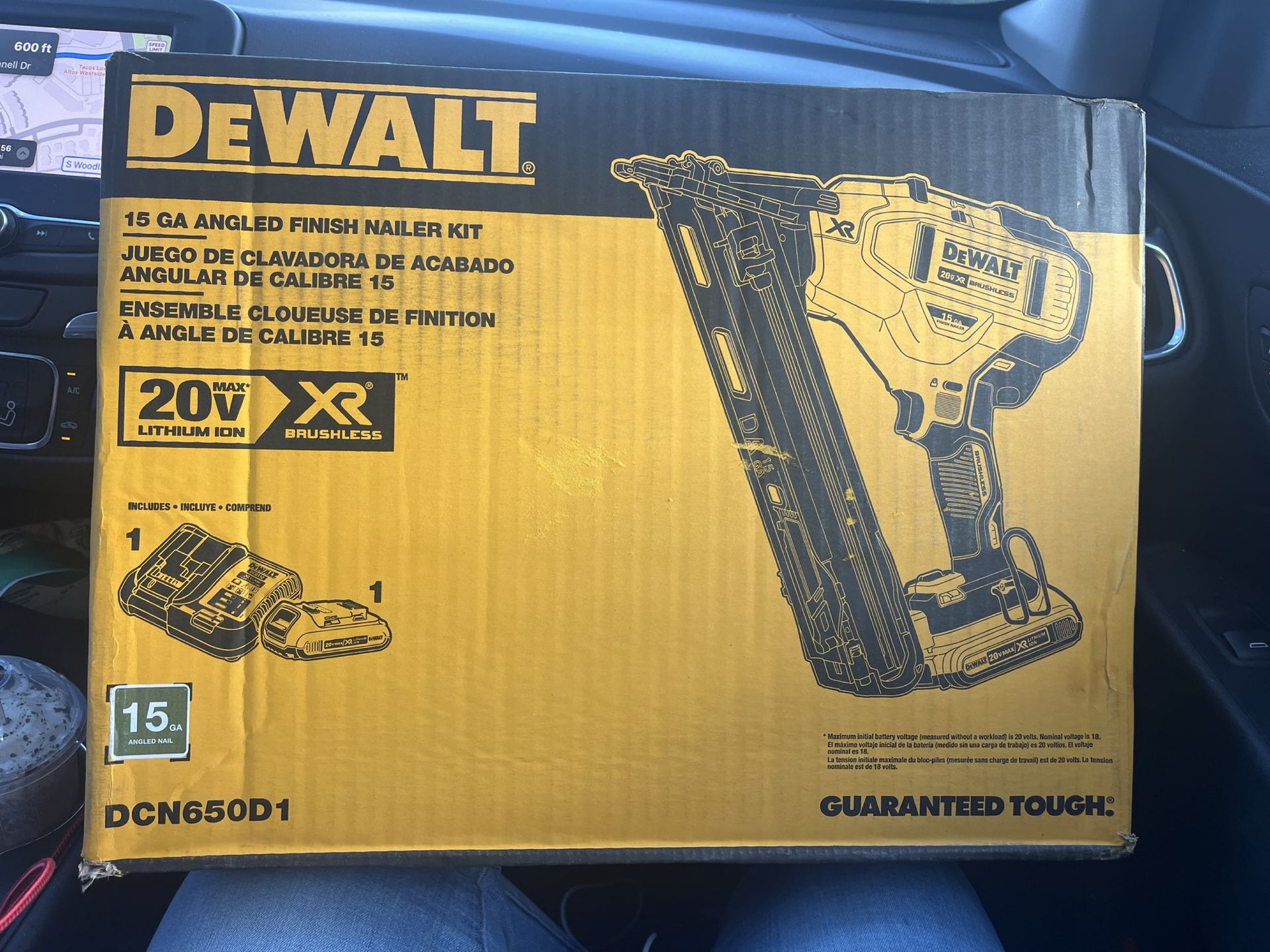 Dewalt 15° Nailer Kit