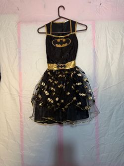 Batgirl Costume Dress Black and Gold