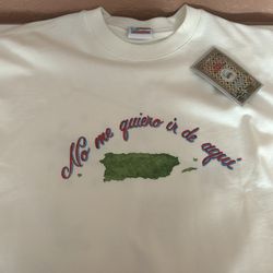 🔥🇵🇷 Bad Bunny Merch - No Me Quiero Ir De Aqui - Size XL