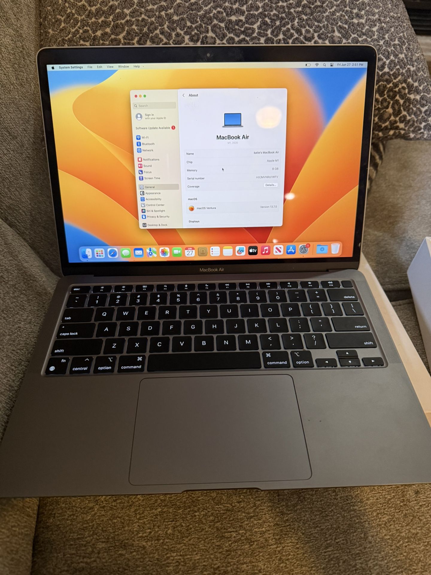 MacBook Air M1 2020 256 GB