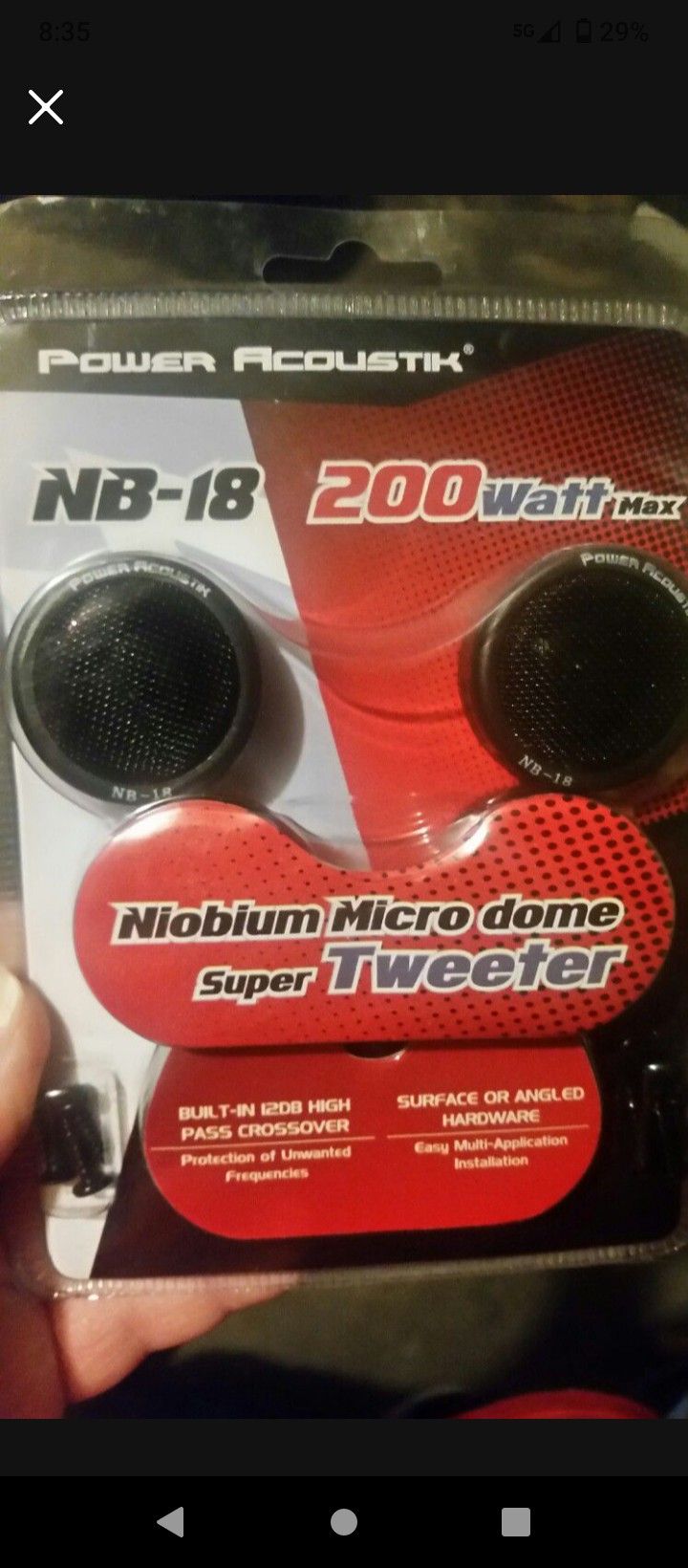Power Acoustic Tweeters