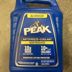 PEAK antifreeze - 6 gallons
