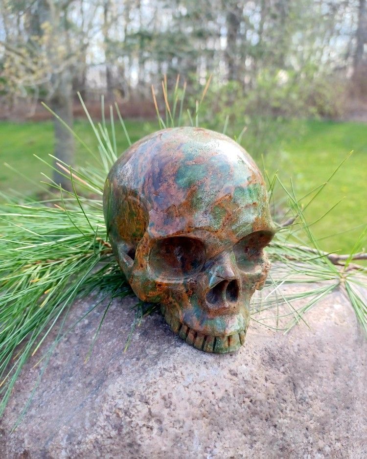 Turquoise Skull