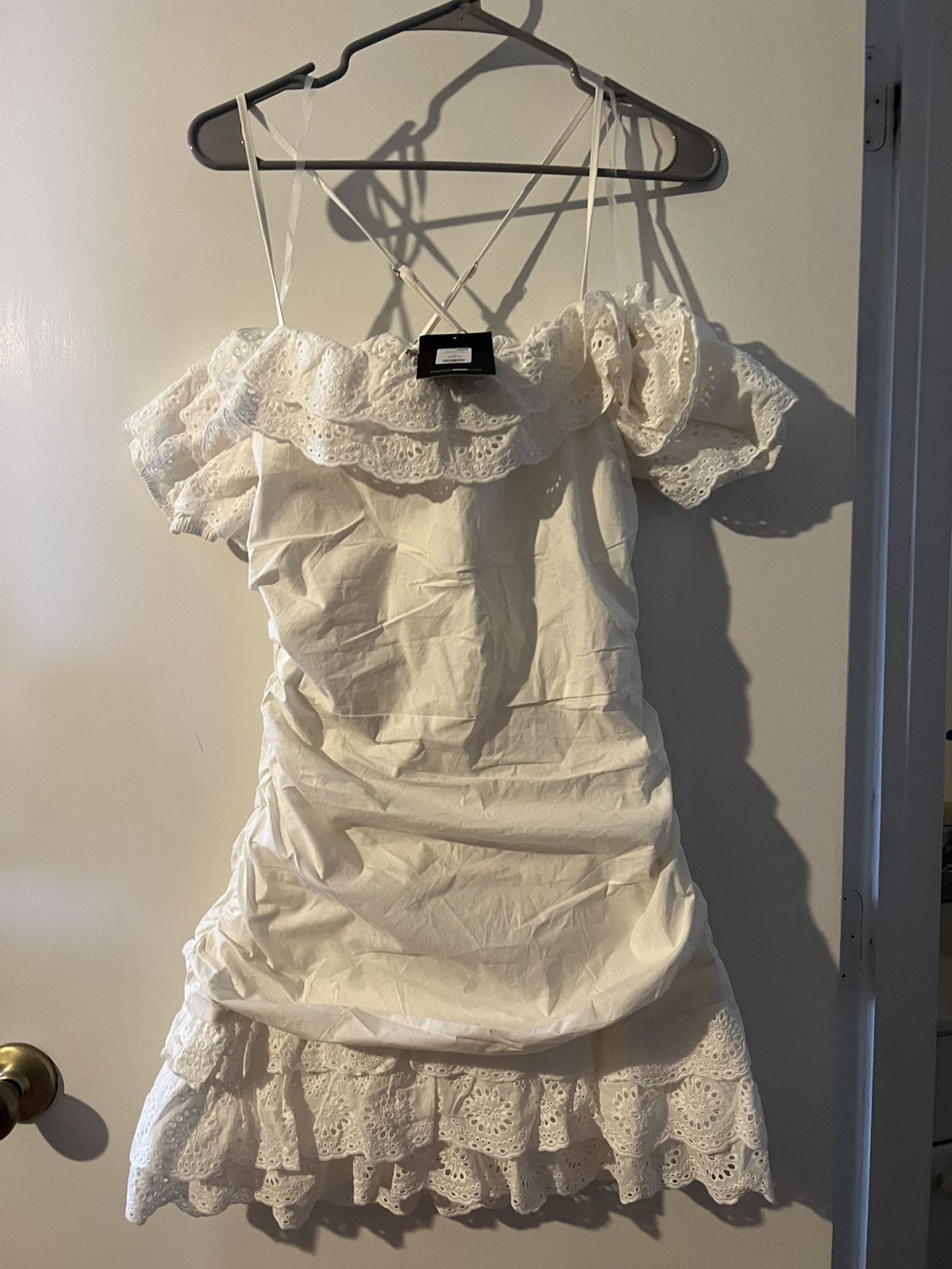 Fashion nova white dress Size Medium