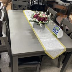 Dining Table With 6 Chairs For $599 As Is 