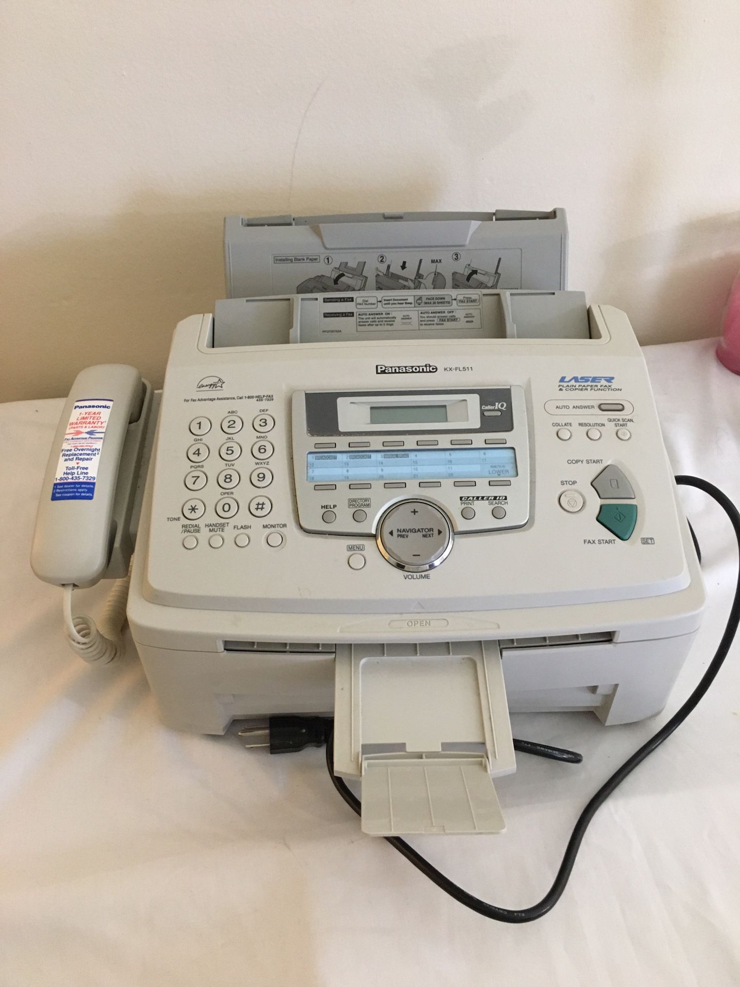 Fax Machine Panasonic KXFL511