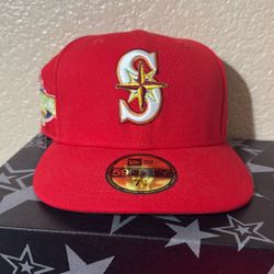 7 1/8 Candy Pack “Skittles” Seattle Mariners Hat Club Fitted