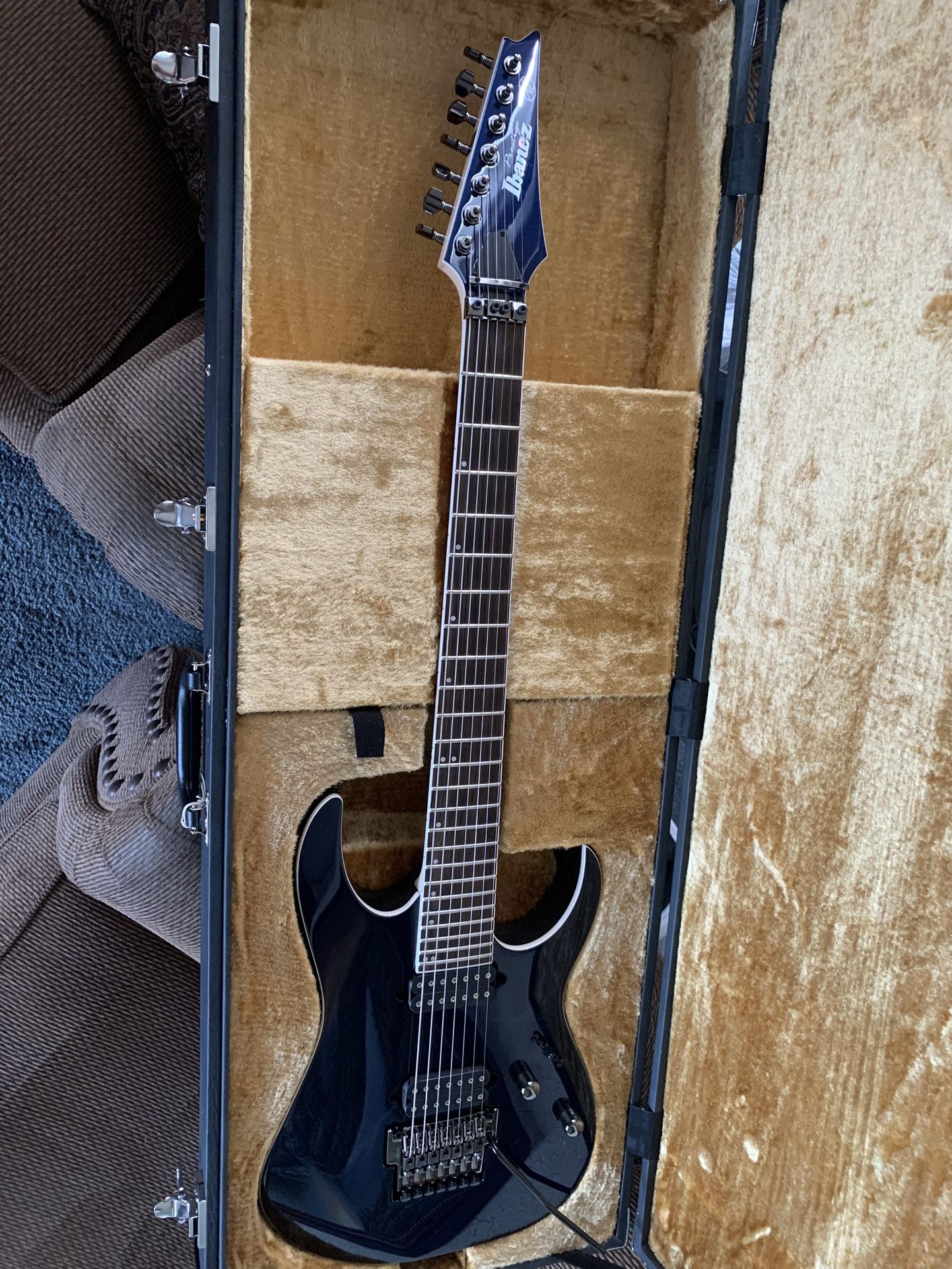 7 String Prestige Ibanez RG2027XL - Dark Tide Blue