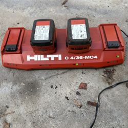 Cargador HILTI Con 2 Baterías $190