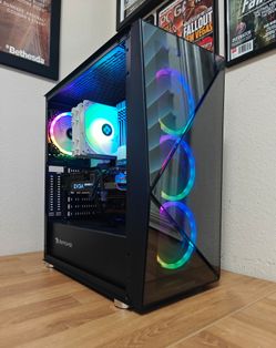 Custom Gaming  PC Computer Desktop Intel 6700k, 16GB DDR4, EVGA GTX 1070 Ti, M.2 Nvme SSD, RGB