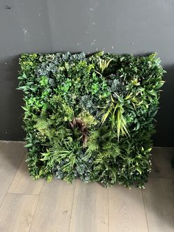 Faux Plant Wall