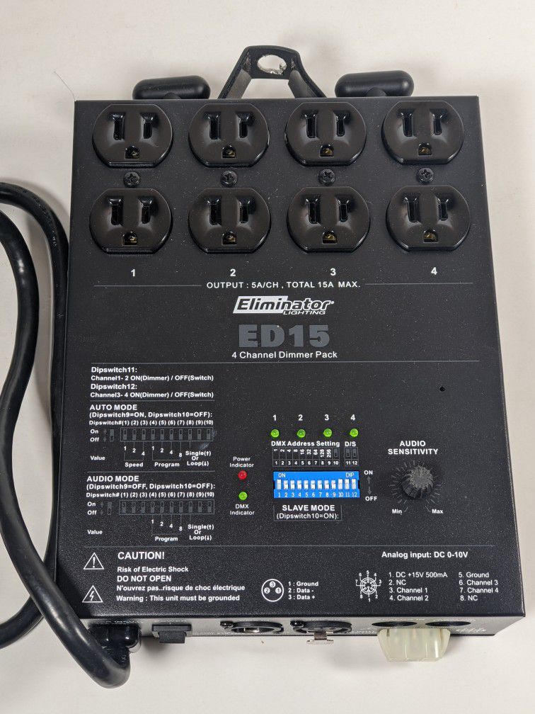 Eliminator Lighting ED-15 Dimmer Pack