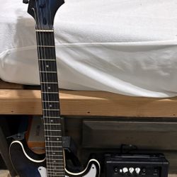 Electric Guitar with Amp