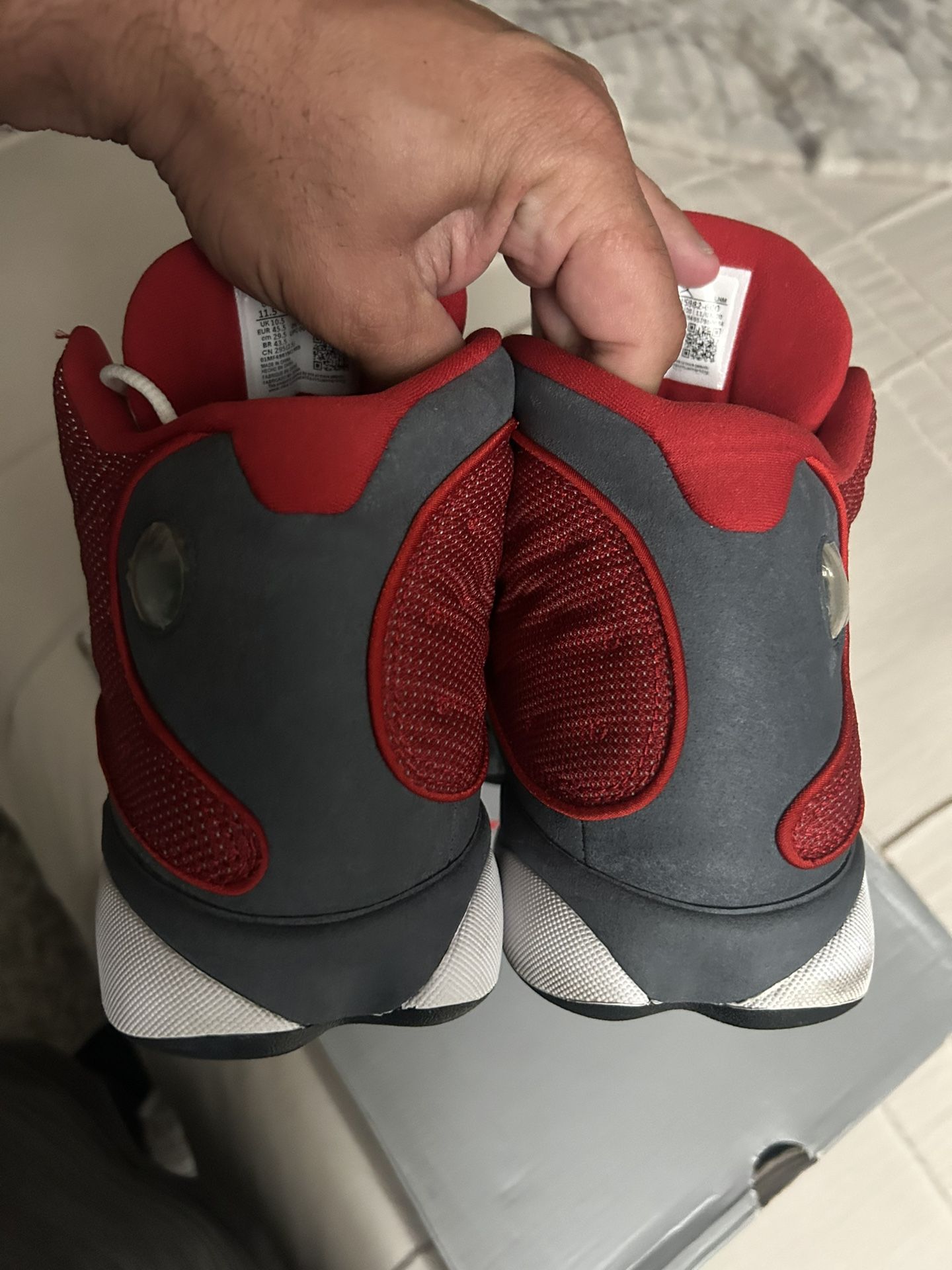 Vnds Jordan 13 Red Flints Size 11.5