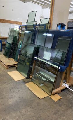 Vinal Windows And Doors, Trapezoids, Bathroom Windows Black White Almond
