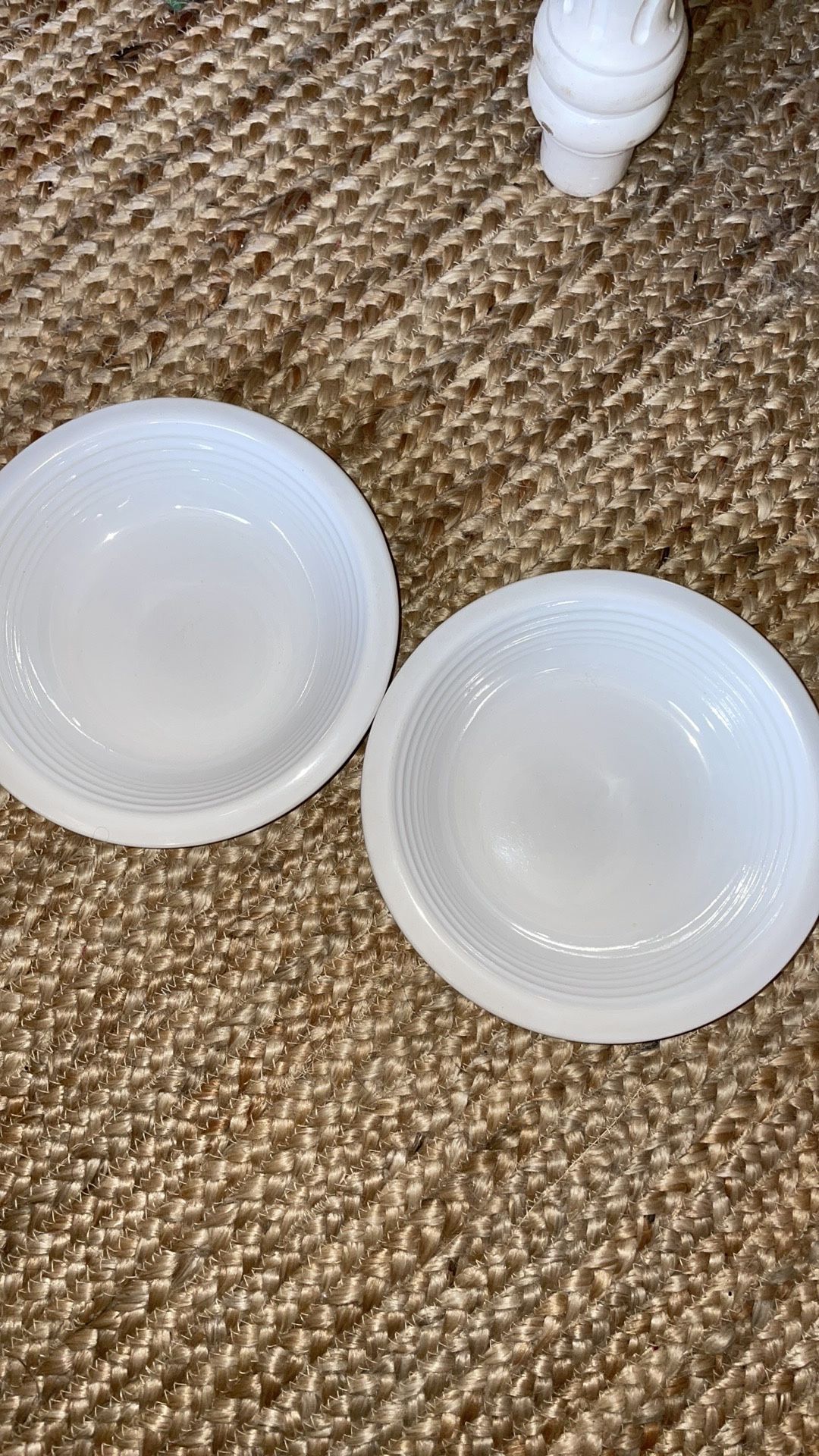 White porcelain kitchen dinner pasta cereal salad bowls Bowl set of two 2