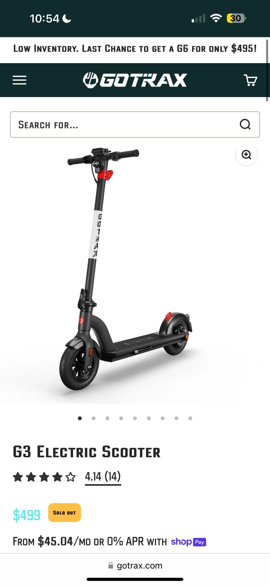 Gotrax G3 Electric Scooter