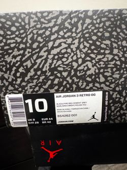 air jordan 3 black og