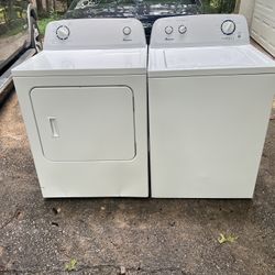 💯FREE DELIVERY💯AMANA  SUPER CAPACITY WASHER AND DRYER SET💯WORKS LIKE-NEW 💥