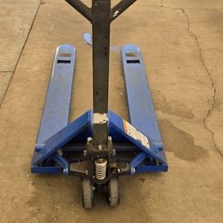 Blue Pallet Jack 