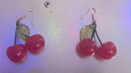 Cherry earrings
