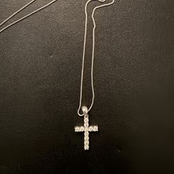 Diamond Cross Pendant 
