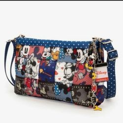 Harveys Disney Patchwork Convertible Clutch 