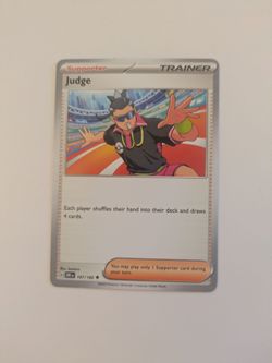 Judge pokémon card DIR 167