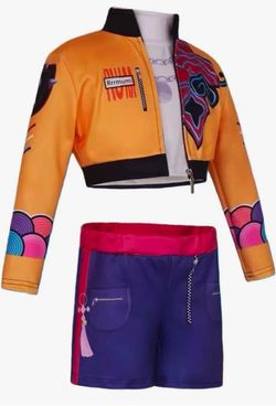 Kpop Rumi Costume And Braided Wig For Girls
