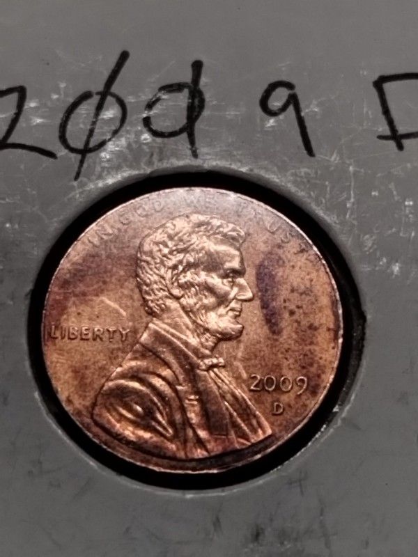 2009 D Lincoln Cent  Birth Years Log Cabin