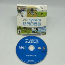 Nintendo Wii Sports Game Nintendo Wii + Sleeve Tested Works
