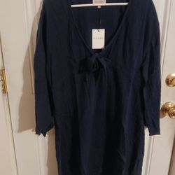 Sitano Gemma Dress / Navy - Size L