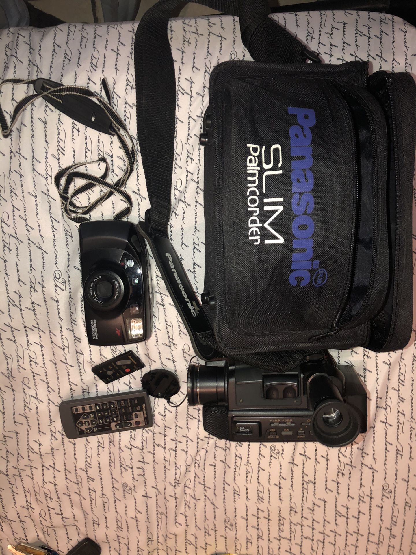 Panasonic Palmcorder and Camera