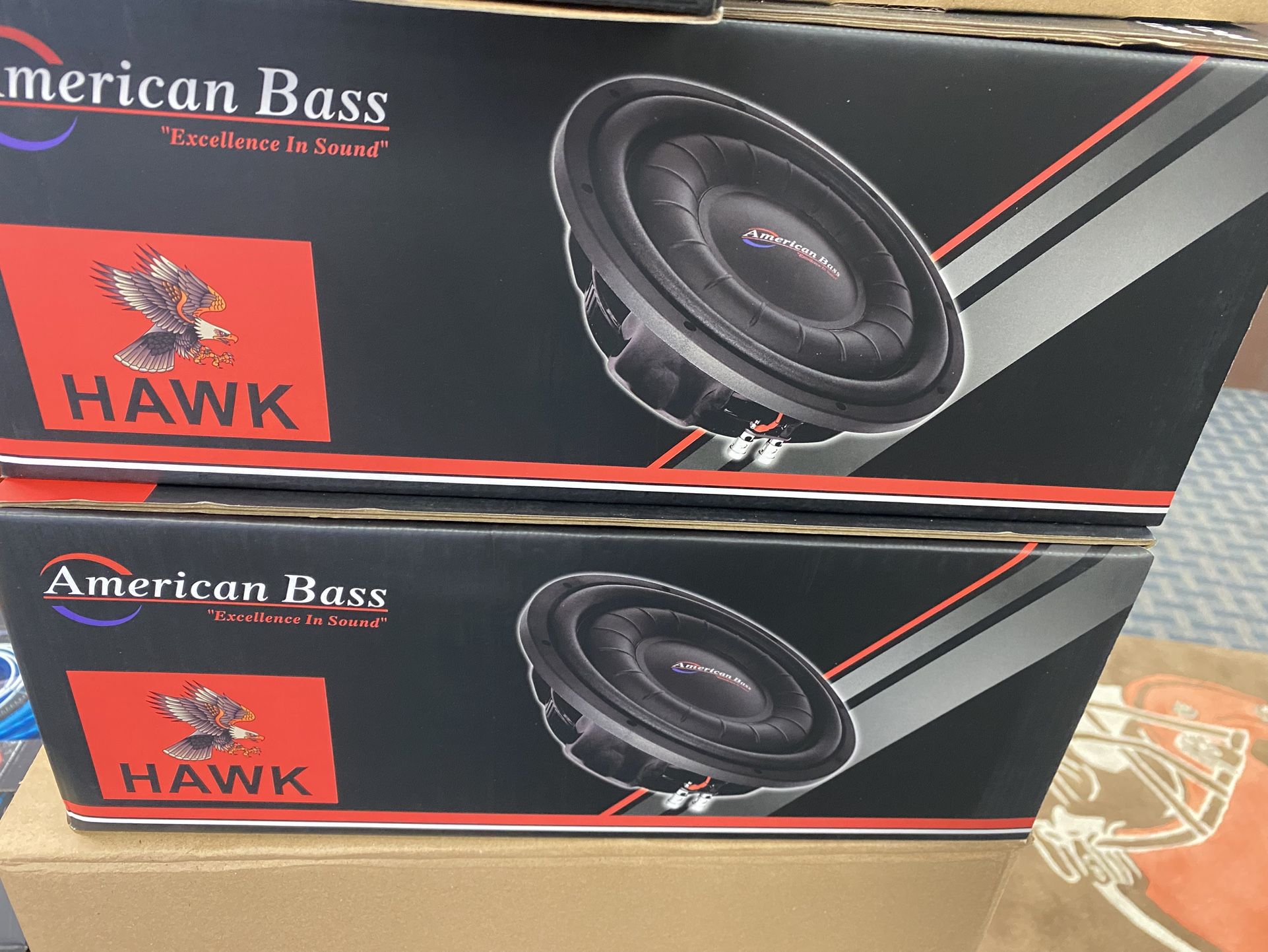 2 American Bass Shallow 12 New