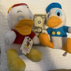 Donald Duck And Nephew (with Tags)