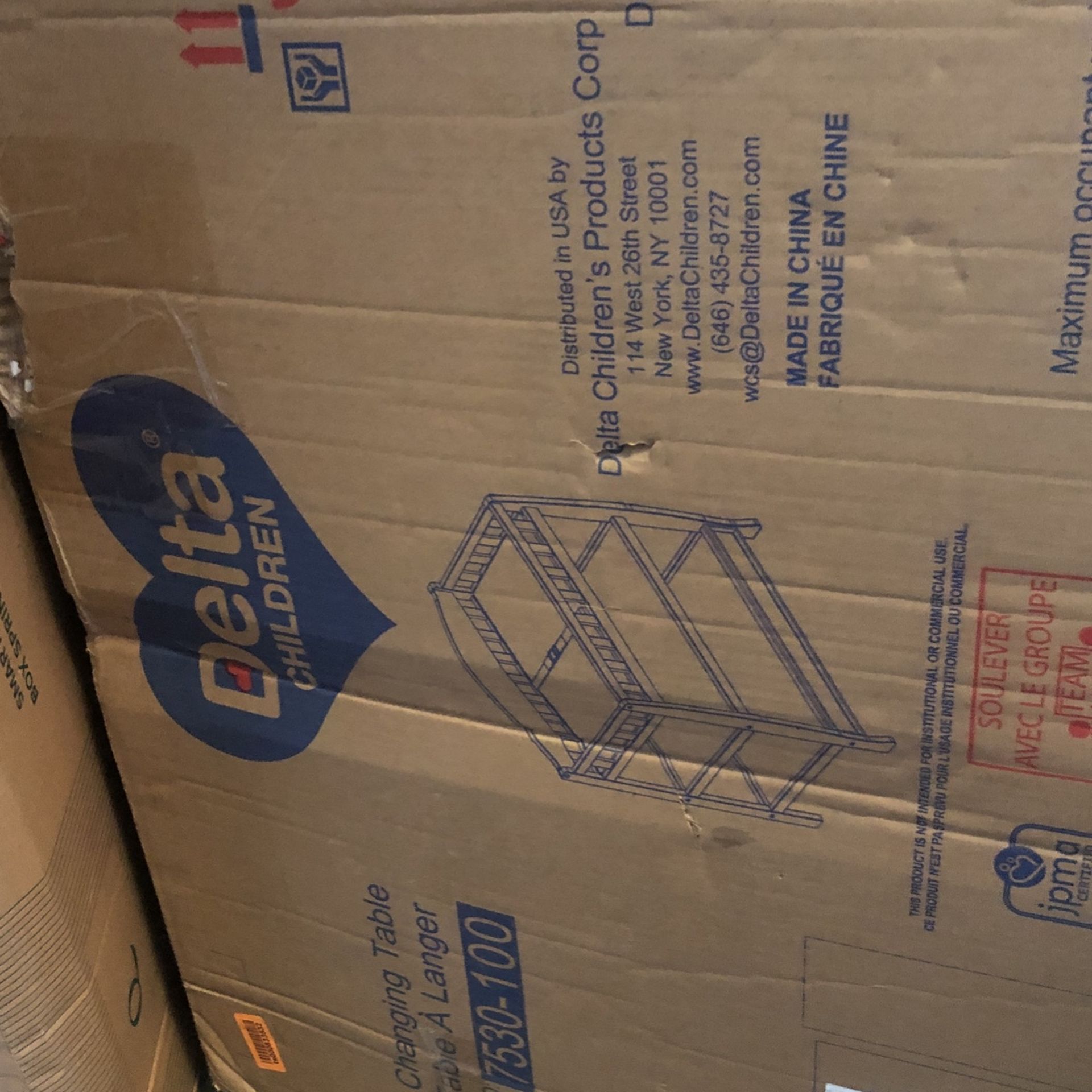 Factory Sealed Changing Table