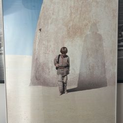 Framed Star Wars Episode One Anakin Skywalker Darth Vader Cast Shadow