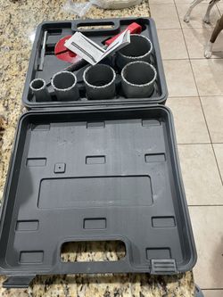 Warrior Brand New 8 Piece Carbide Grit Hole Saw Set