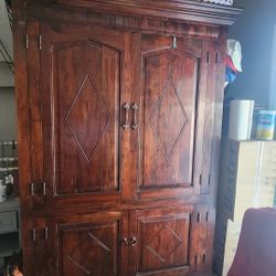 Maple Wood Armoire Free