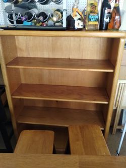 Oak bookcase