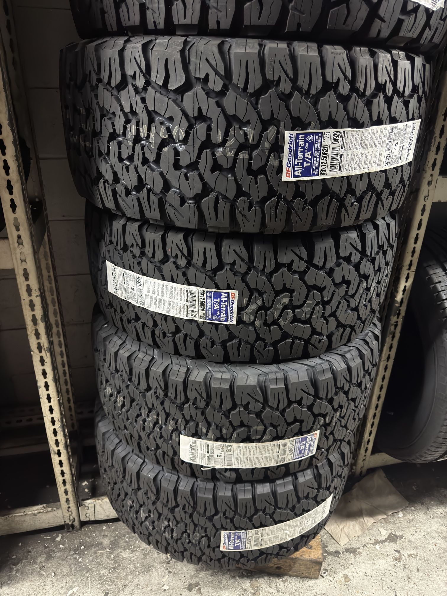 33/12.5/20 BFG K02 In Stock 