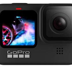 GoPro - HERO9 Black 5K and 20 MP Streaming Action Camera - Black