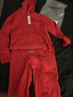 Essentials Sweatsuits Red (sm) Navy (XL) 
