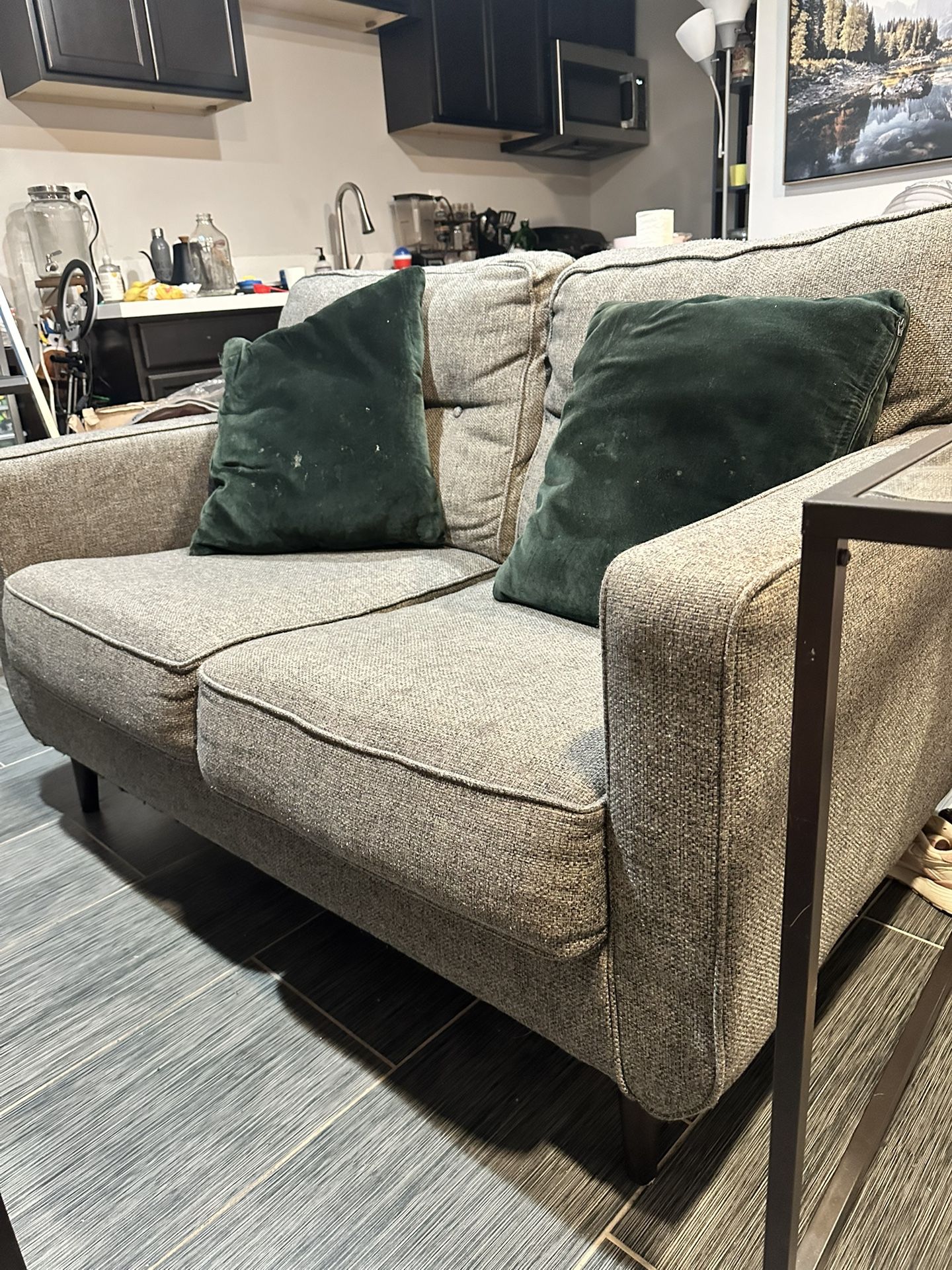 Mid Century Modern Loveseat Couch