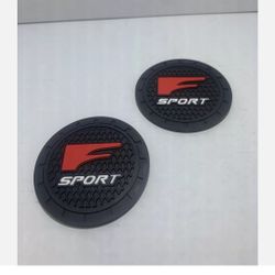 2x Universal Car Coasters Cup Holders Man Cave 2.75” | F Sport Lexus