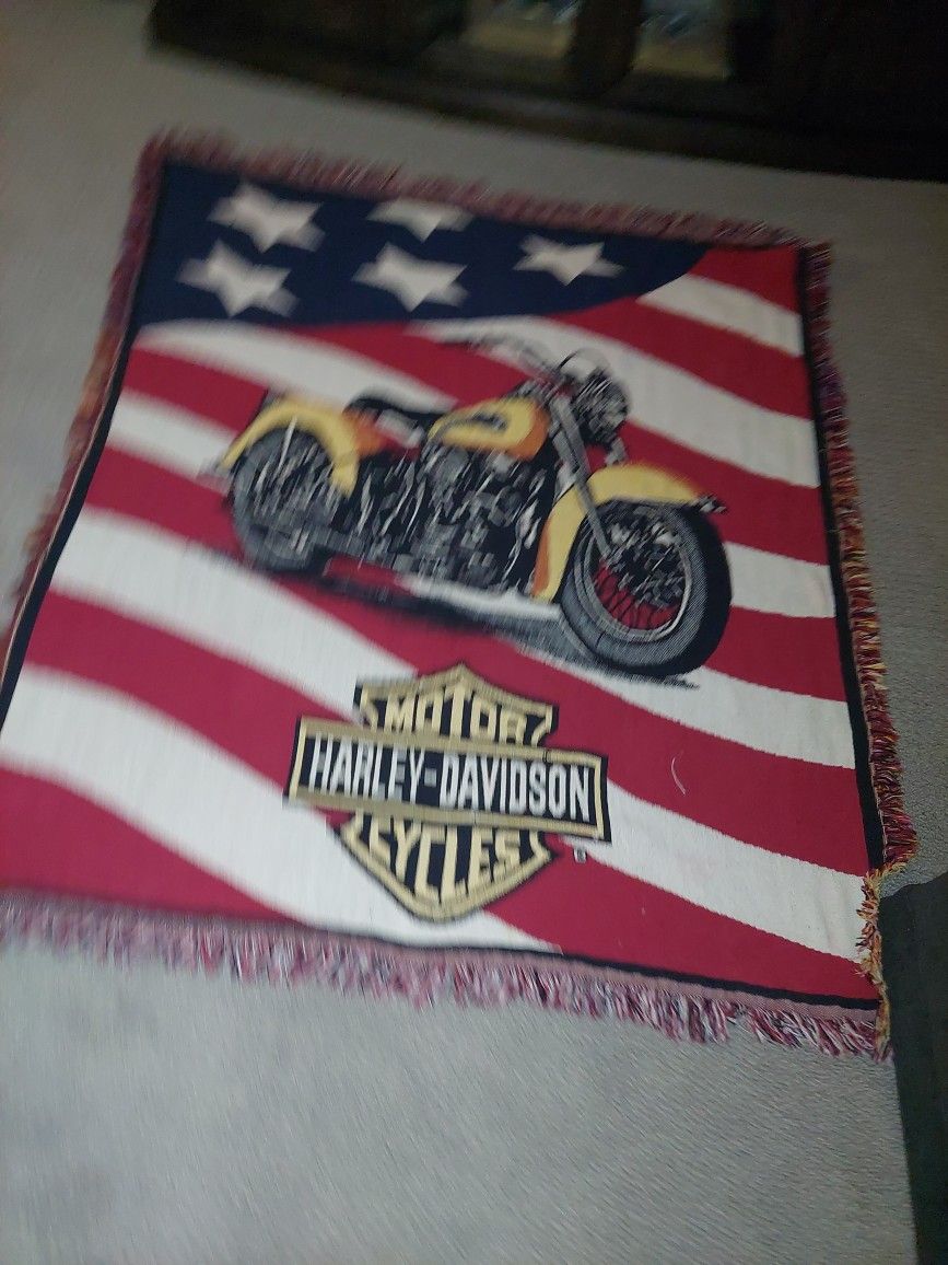 Harley Davidson Blanket Quilt
