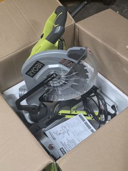 Ryobi 14 Amp Corded 10 in. Compound Miter Saw with LED Cutline Indicator